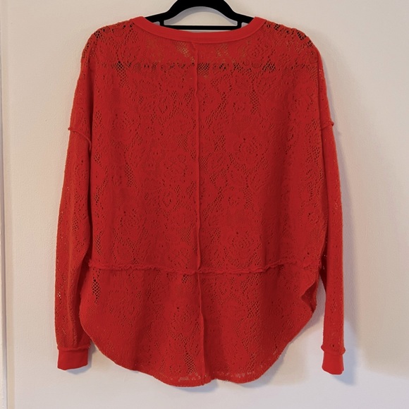 FREE PEOPLE “Not Cold in this Lace” Top - Picture 4 of 6